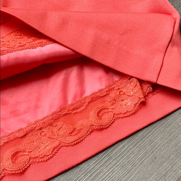 Trina Turk Salmon Peach Leatrice Long Sleeve Mini Dress - Picture 5 of 8